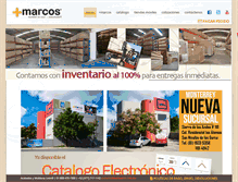 Tablet Screenshot of masmarcos.com.mx